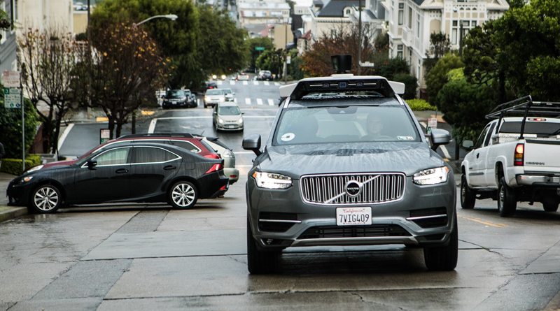Беспилотник Uber Volvo