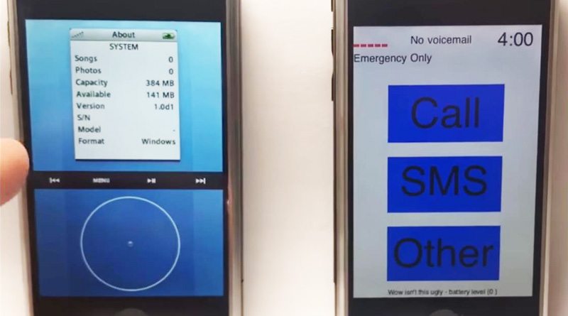 первые прототипы iOS